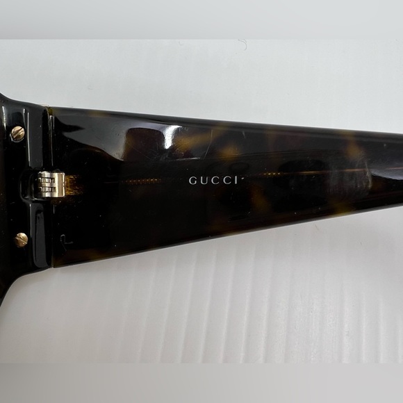 Gucci GG2931/S Tortoiseshell Logo-Engraved Sunglasses - Picture 9 of 11